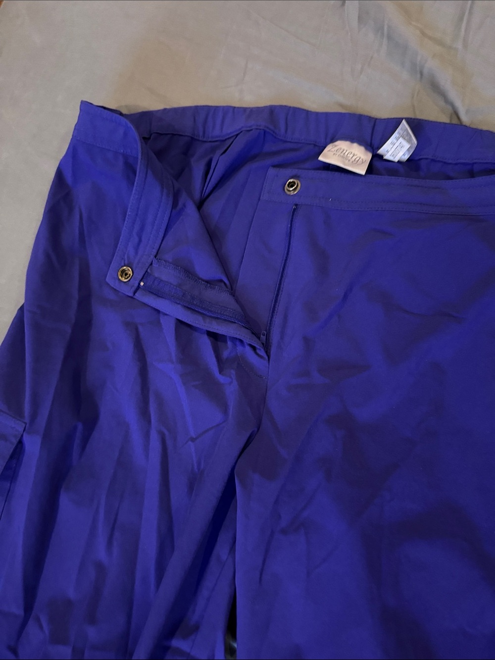 Chico's wide-leg trousers in cobalt blue - Picture 2 of 6